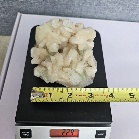 Apophyllite and Stilbite Cluster Crystal Raw - Picture 3 of 6